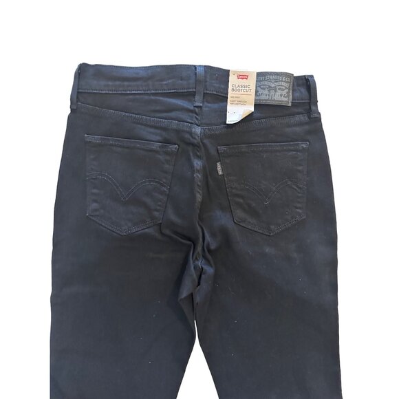 LEVIS 501 Classic Bootcut Black Mid Rise Jeans Size 4 NEW - Picture 6 of 8